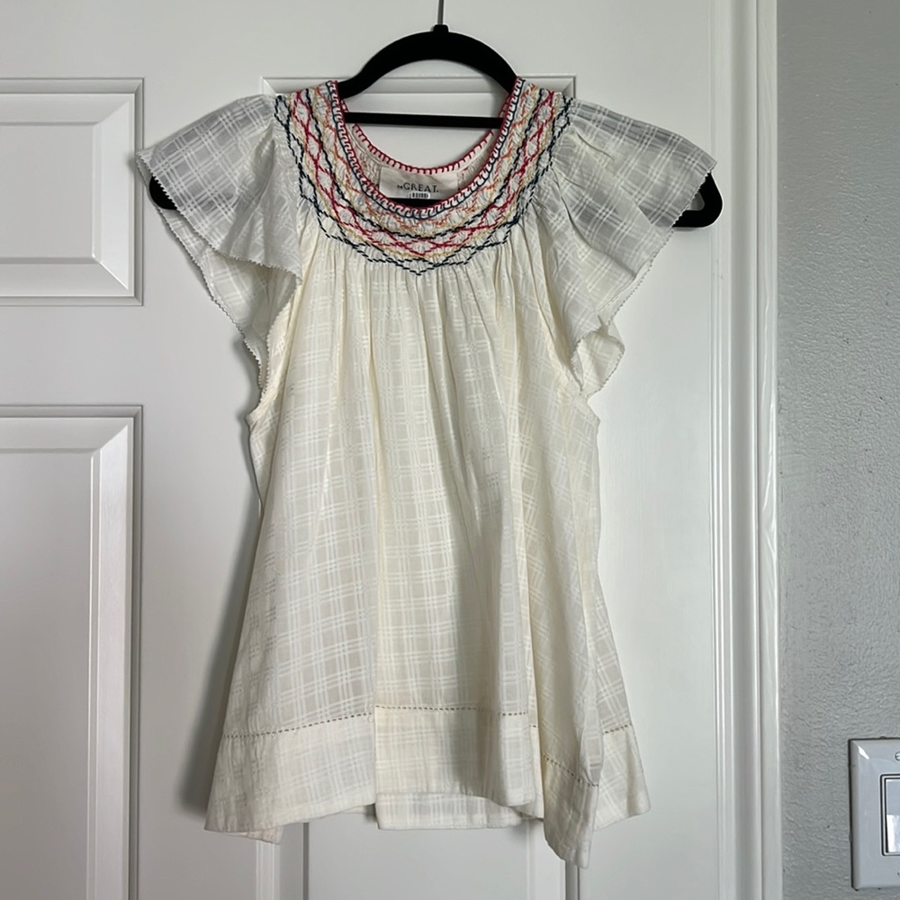 The Great Embroidered Top